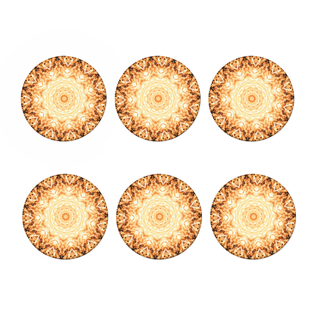 Shining Kaleidoscope Print Coaster Set