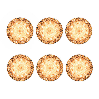 Shining Kaleidoscope Print Coaster Set