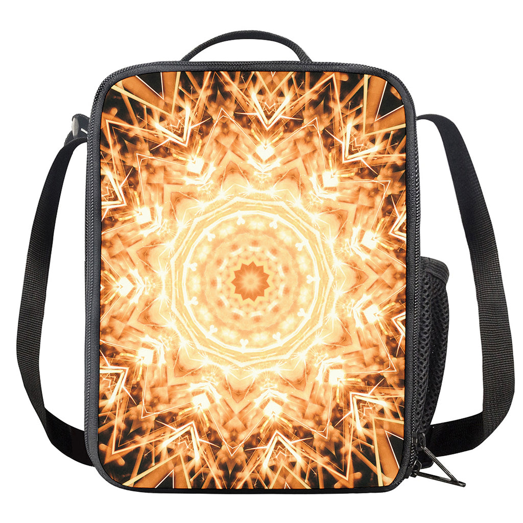 Shining Kaleidoscope Print Crossbody Lunch Bag