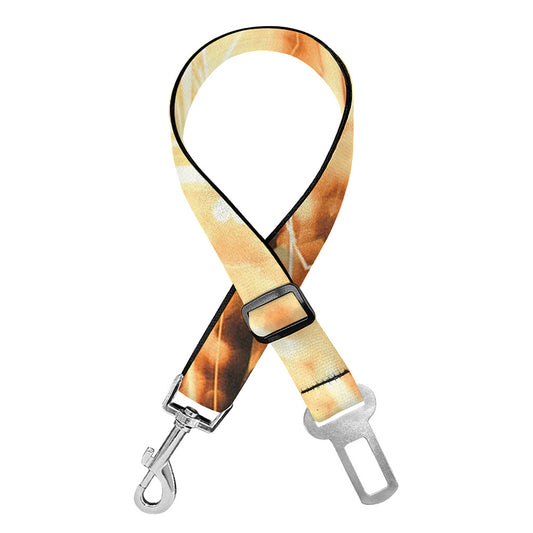 Shining Kaleidoscope Print Dog Seat Belt