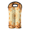 Shining Kaleidoscope Print Double Neoprene Wine Tote