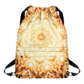 Shining Kaleidoscope Print Drawstring Backpack