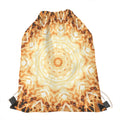 Shining Kaleidoscope Print Drawstring Bag