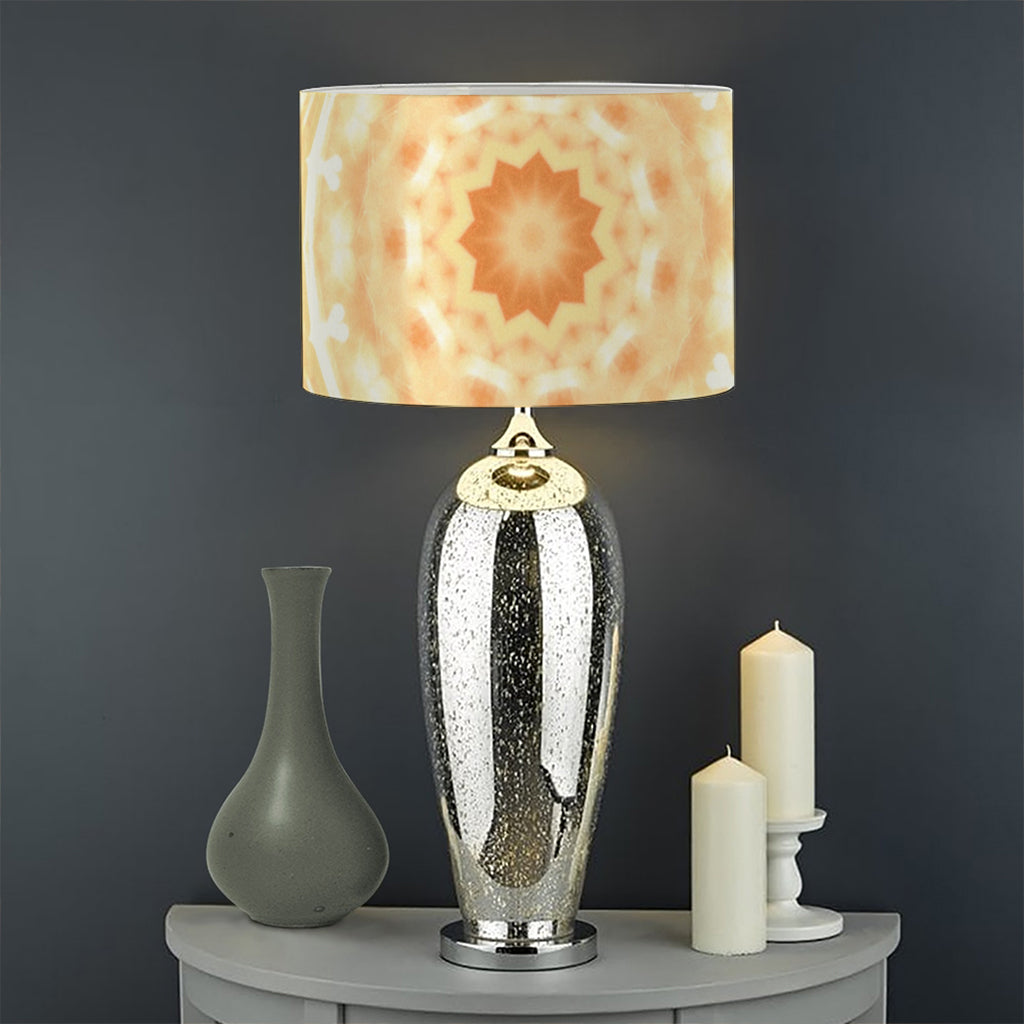 Shining Kaleidoscope Print Drum Lamp Shade
