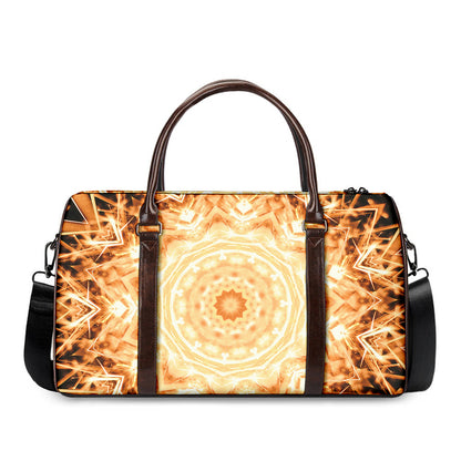 Shining Kaleidoscope Print Duffle Bag