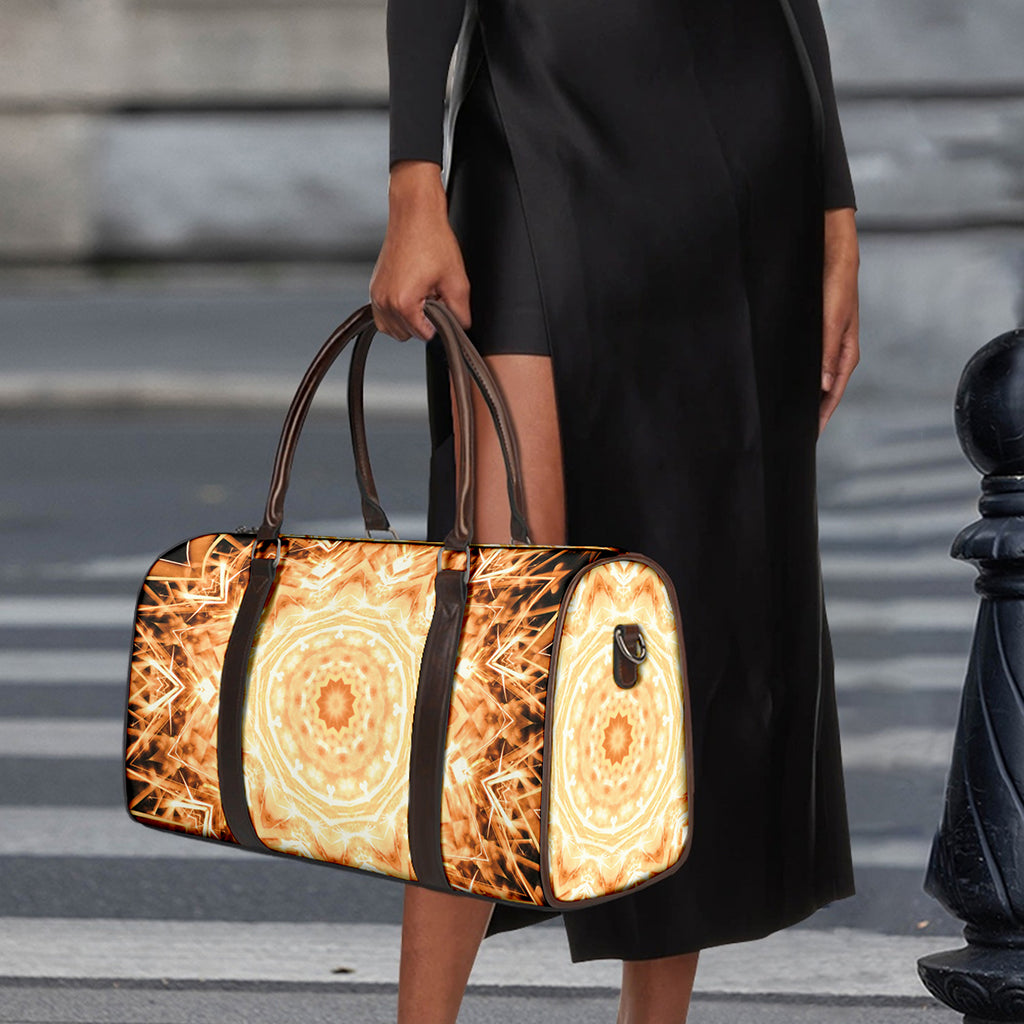 Shining Kaleidoscope Print Duffle Bag