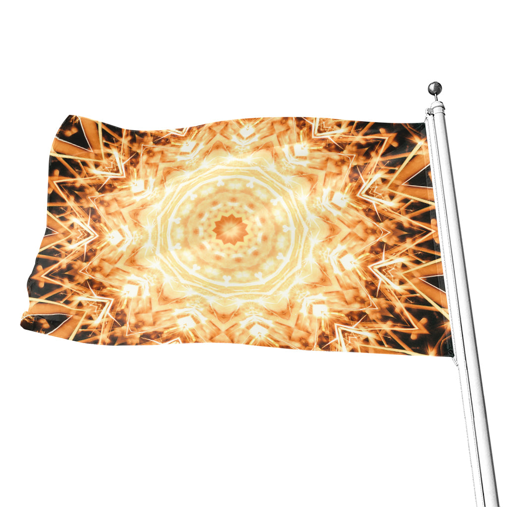 Shining Kaleidoscope Print Flag