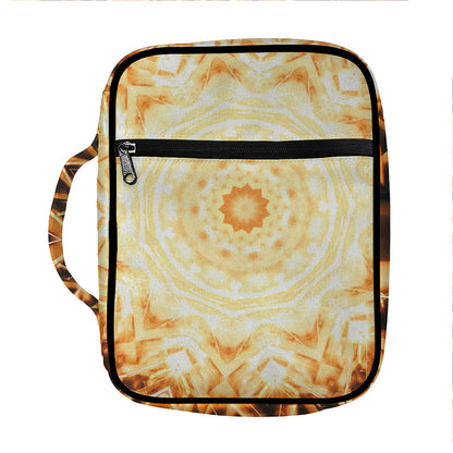 Shining Kaleidoscope Print Front Pocket Bible Bag