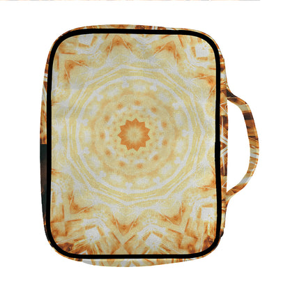 Shining Kaleidoscope Print Front Pocket Bible Bag