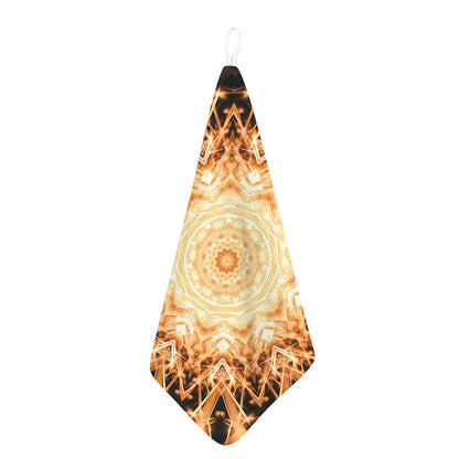 Shining Kaleidoscope Print Hand Towel