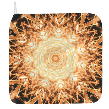 Shining Kaleidoscope Print Hand Towel