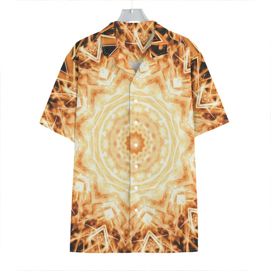 Shining Kaleidoscope Print Hawaiian Shirt