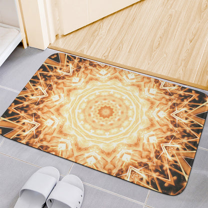Shining Kaleidoscope Print Indoor Door Mat