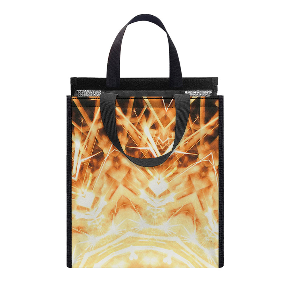 Shining Kaleidoscope Print Insulated Lunch Tote