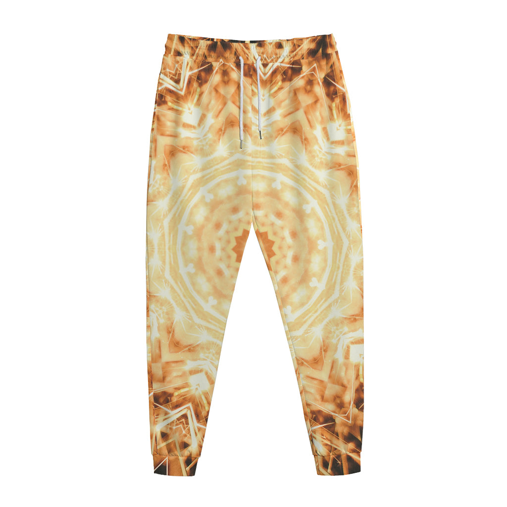 Shining Kaleidoscope Print Jogger Pants