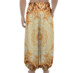 Shining Kaleidoscope Print Lantern Pants