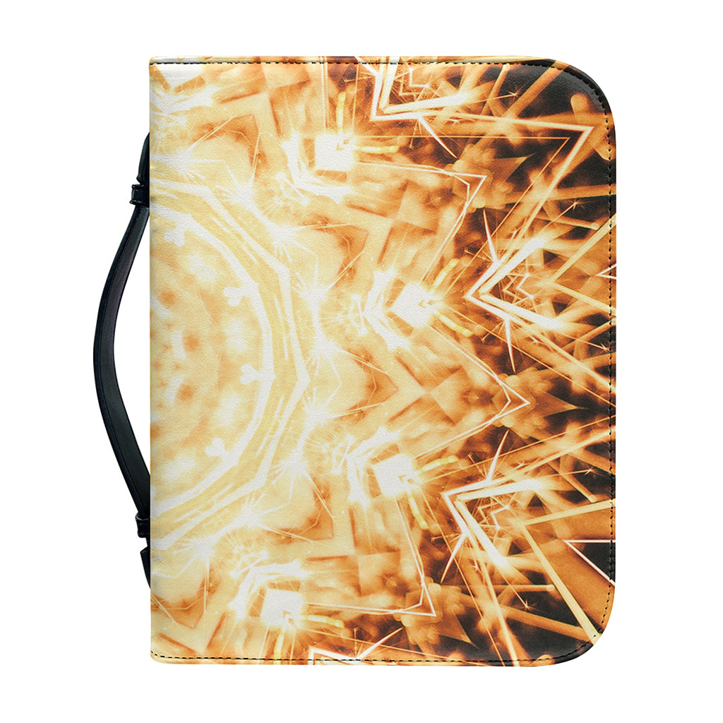 Shining Kaleidoscope Print Leather Bible Cover