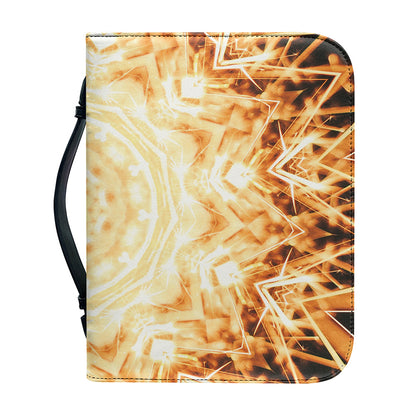 Shining Kaleidoscope Print Leather Bible Cover