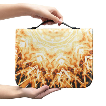 Shining Kaleidoscope Print Leather Bible Cover