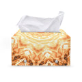 Shining Kaleidoscope Print Leather Tissue Box Cover