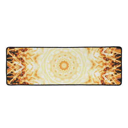Shining Kaleidoscope Print Long Kitchen Mat