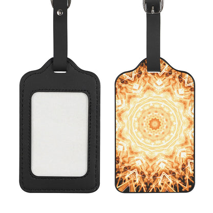 Shining Kaleidoscope Print Luggage Tag
