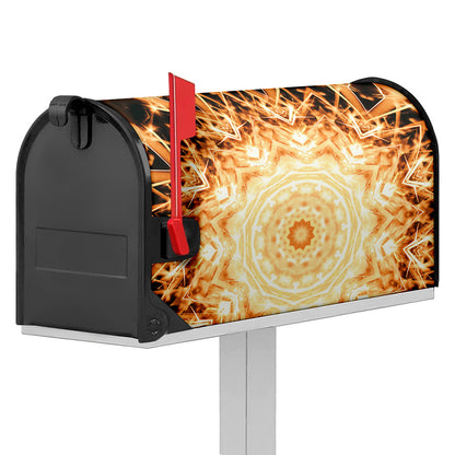 Shining Kaleidoscope Print Mailbox Cover