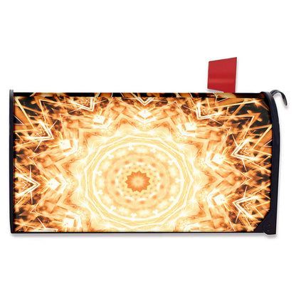 Shining Kaleidoscope Print Mailbox Cover