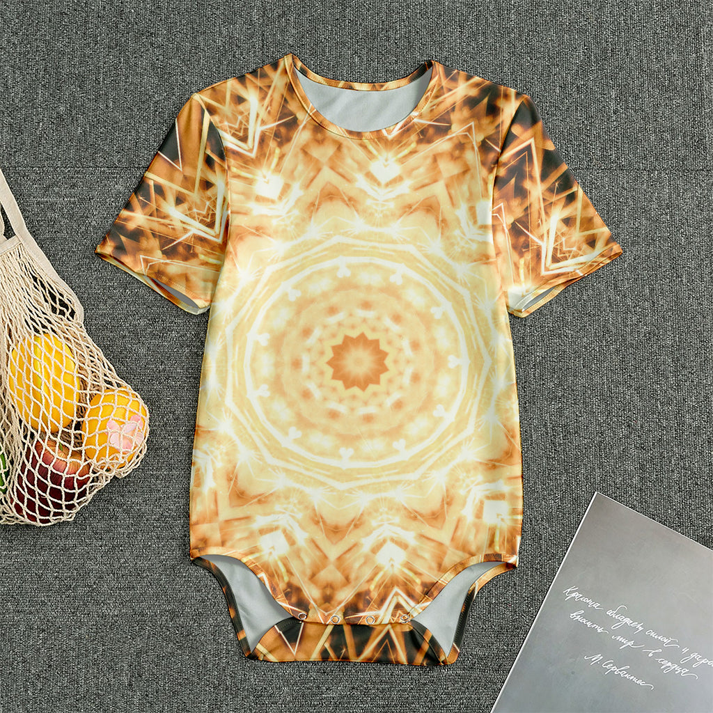 Shining Kaleidoscope Print Men's Bodysuit