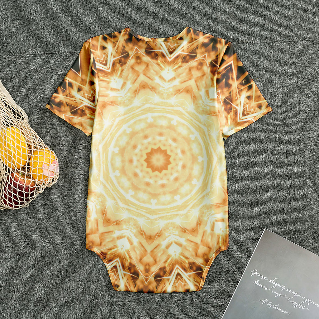 Shining Kaleidoscope Print Men's Bodysuit
