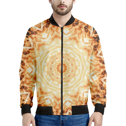 Shining Kaleidoscope Print Men's Bomber Jacket