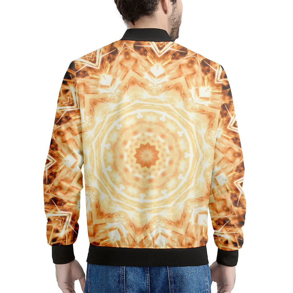 Shining Kaleidoscope Print Men's Bomber Jacket