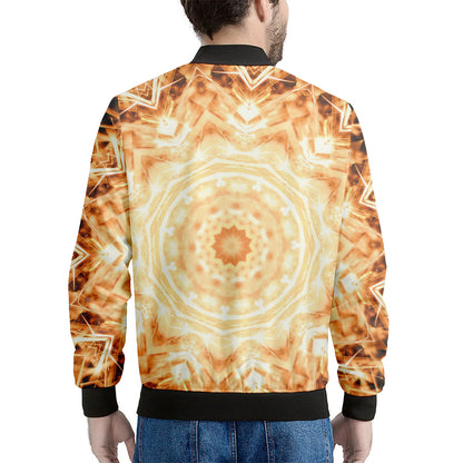 Shining Kaleidoscope Print Men's Bomber Jacket