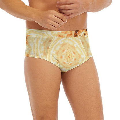 Shining Kaleidoscope Print Men's Briefs