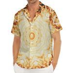 Shining Kaleidoscope Print Men's Deep V-Neck Shirt