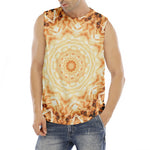 Shining Kaleidoscope Print Men's Fitness Tank Top