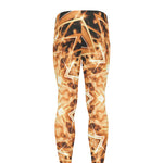 Shining Kaleidoscope Print Men's leggings