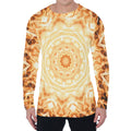 Shining Kaleidoscope Print Men's Long Sleeve T-Shirt