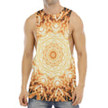 Shining Kaleidoscope Print Men's Muscle Tank Top