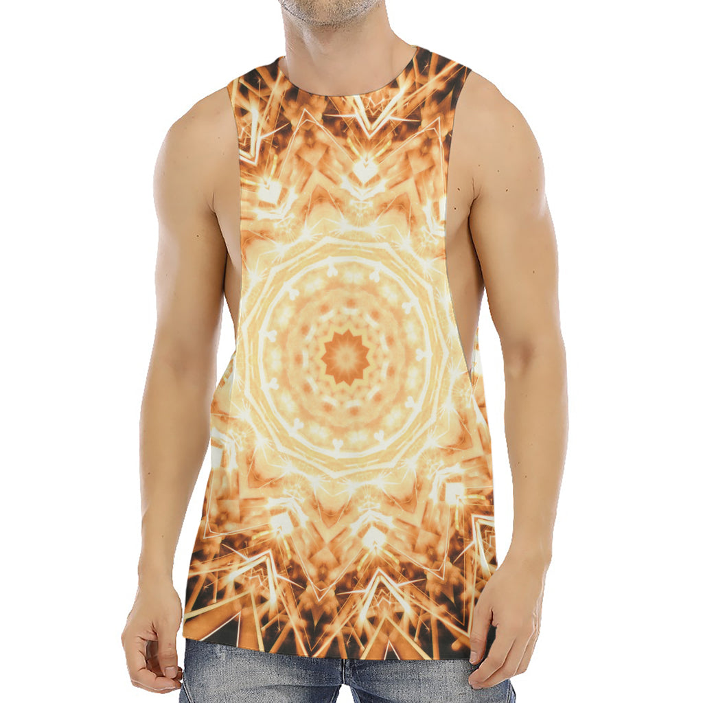 Shining Kaleidoscope Print Men's Muscle Tank Top