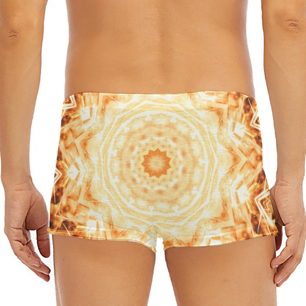 Shining Kaleidoscope Print Men's Short Boxer Briefs
