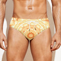 Shining Kaleidoscope Print Men's Swim Briefs