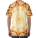 Shining Kaleidoscope Print Men's Velvet T-Shirt