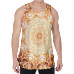 Shining Kaleidoscope Print Men's Velvet Tank Top