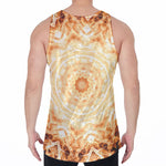 Shining Kaleidoscope Print Men's Velvet Tank Top