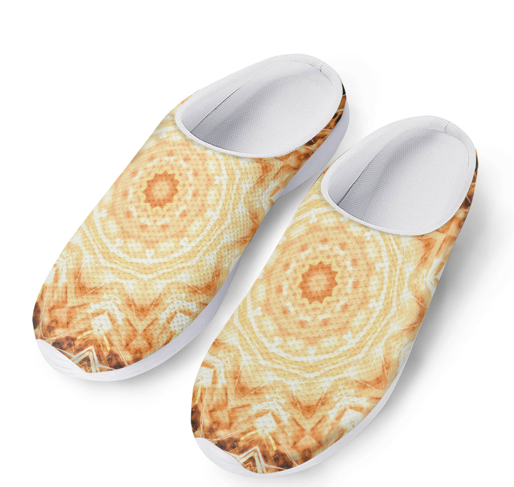 Shining Kaleidoscope Print Mesh Casual Shoes