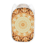 Shining Kaleidoscope Print Mesh Laundry Hamper