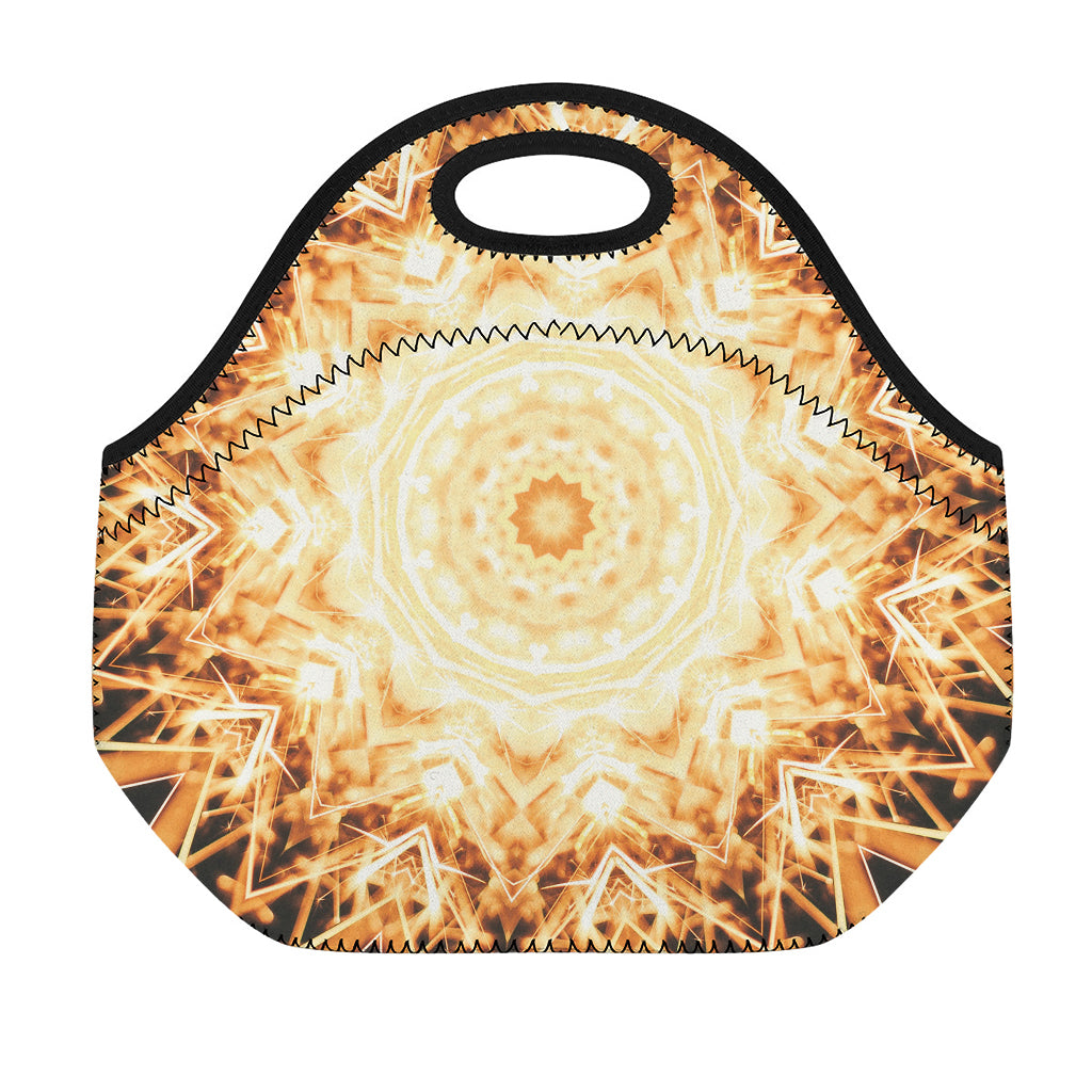 Shining Kaleidoscope Print Neoprene Lunch Bag