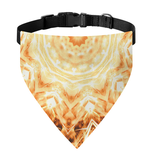 Shining Kaleidoscope Print Over The Collar Dog Bandana