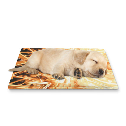 Shining Kaleidoscope Print Pet Cooling Mat Cover